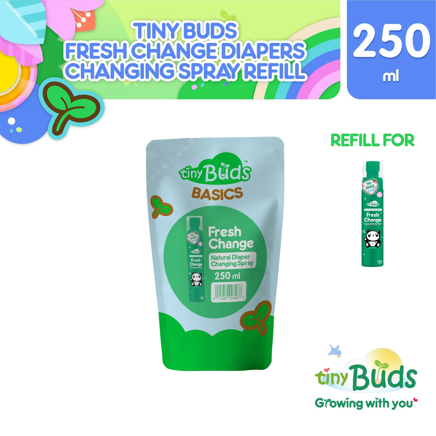 Tiny Buds Mini Stage 2 Toddler Toothgel Tutti Frutti
